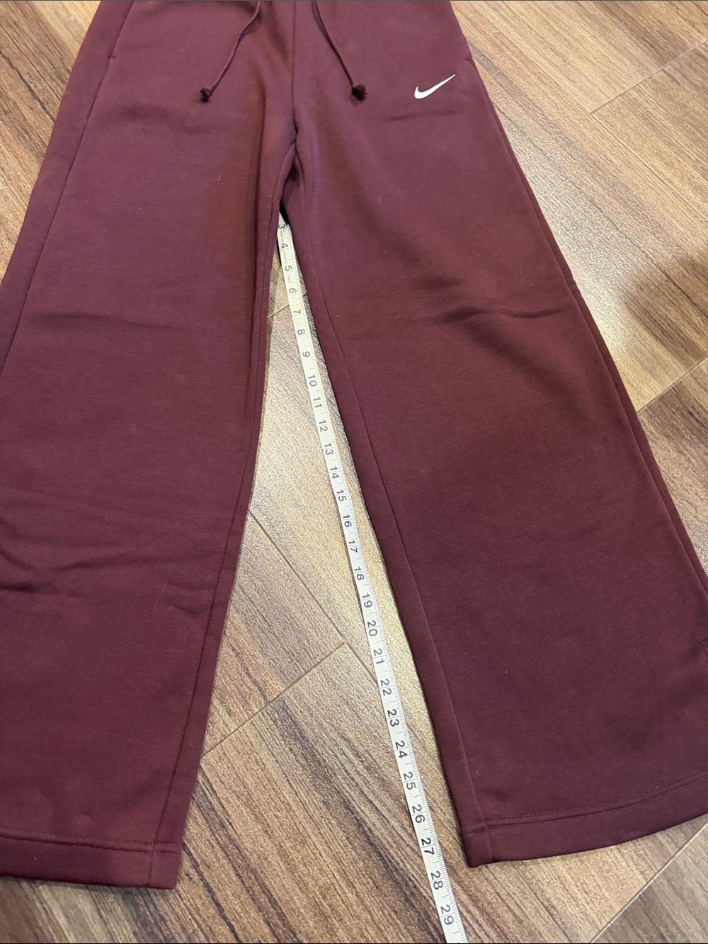 NWT Nike Phoenix Fleece Maroon Hooded Sweatshirt and Joggers Set - Picture 3 of 12